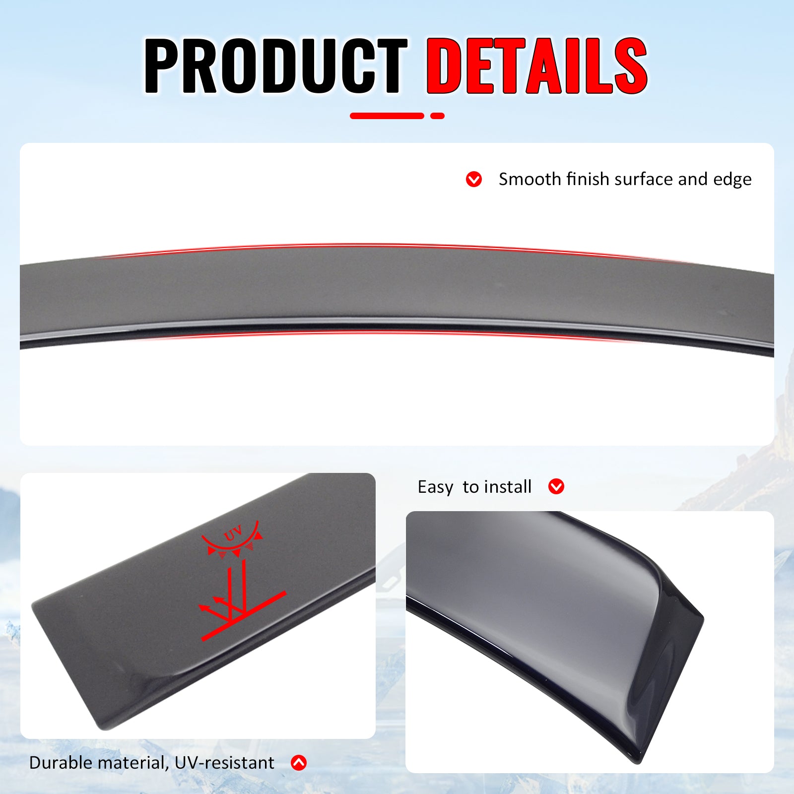 Fits 06-13 IS250 IS350 IS F 4Dr OE Style Roof Spoiler #8U0 Black Sapphire Pearl