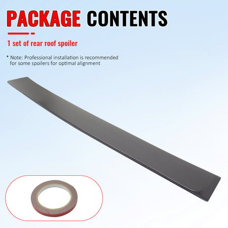 Fits 06-13 IS250 IS350 IS F 4Dr OE Style Roof Spoiler #8U0 Black Sapphire Pearl