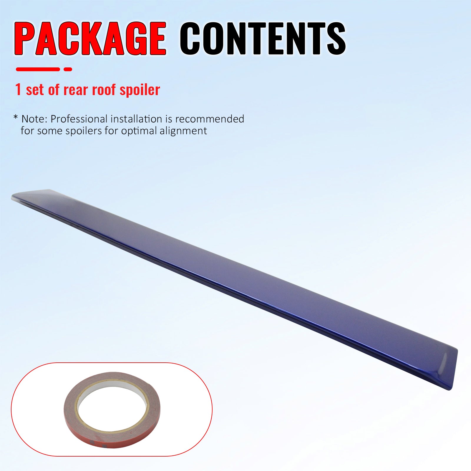 Fits 06-13 Lexus IS250 IS350 IS F Sedan OE Style Roof Spoiler Painted #8U1 Blue