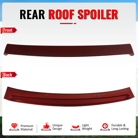 Fits 10-15 Hyundai Elantra Sedan OE Style Roof Spoiler Painted #S2R Red Allure