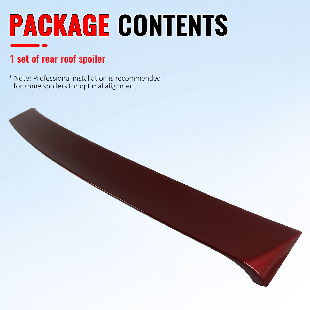 Fits 10-15 Hyundai Elantra Sedan OE Style Roof Spoiler Painted #S2R Red Allure