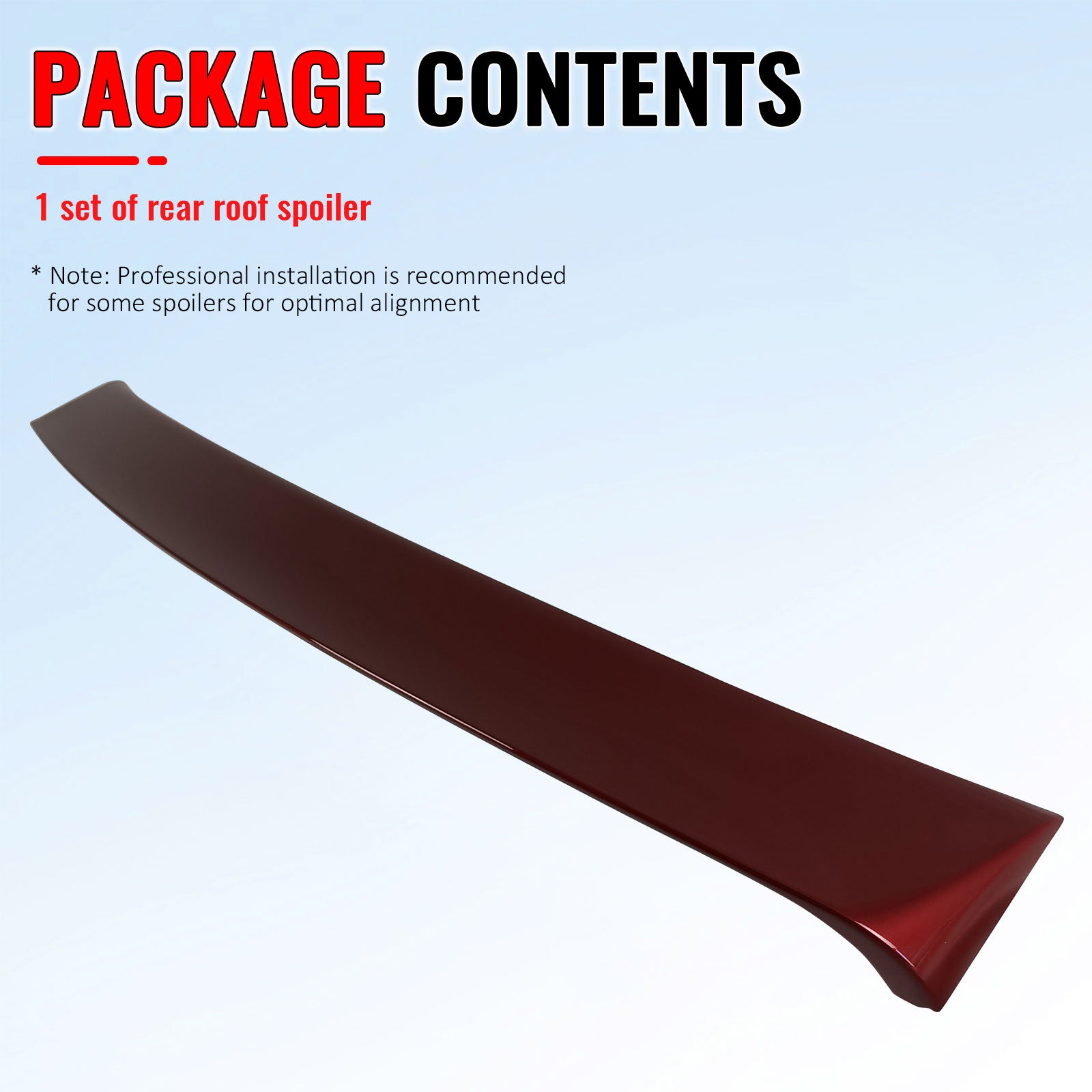 Fits 10-15 Hyundai Elantra Sedan OE Style Roof Spoiler Painted #S2R Red Allure