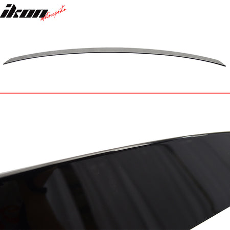 Fits 08-14 Benz C Class W204 Sedan Trunk Spoiler & Roof Wing Painted #040 Black