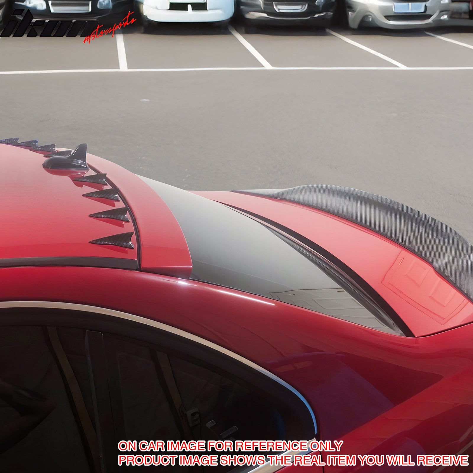 IKON MOTORSPORTS, Roof Spoiler Compatible With 2008-2014 Benz C-Class W204, Factory Style Painted #775 9775 Iridium Silver Metallic ABS Rear Trunk Wing