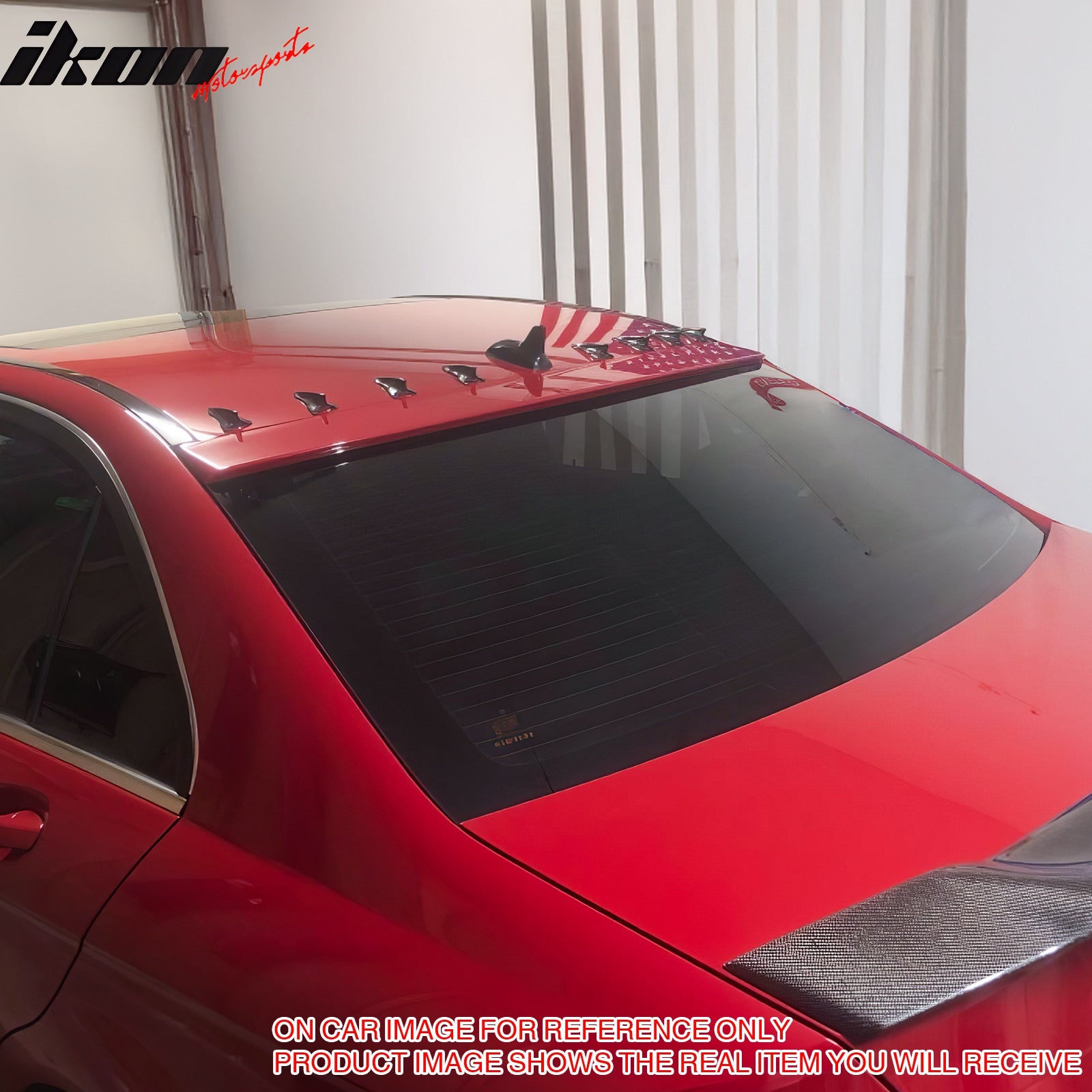 Fits 08-14 Benz W204 Sedan OE Style Painted #775 Silver Roof Spoiler Wing ABS