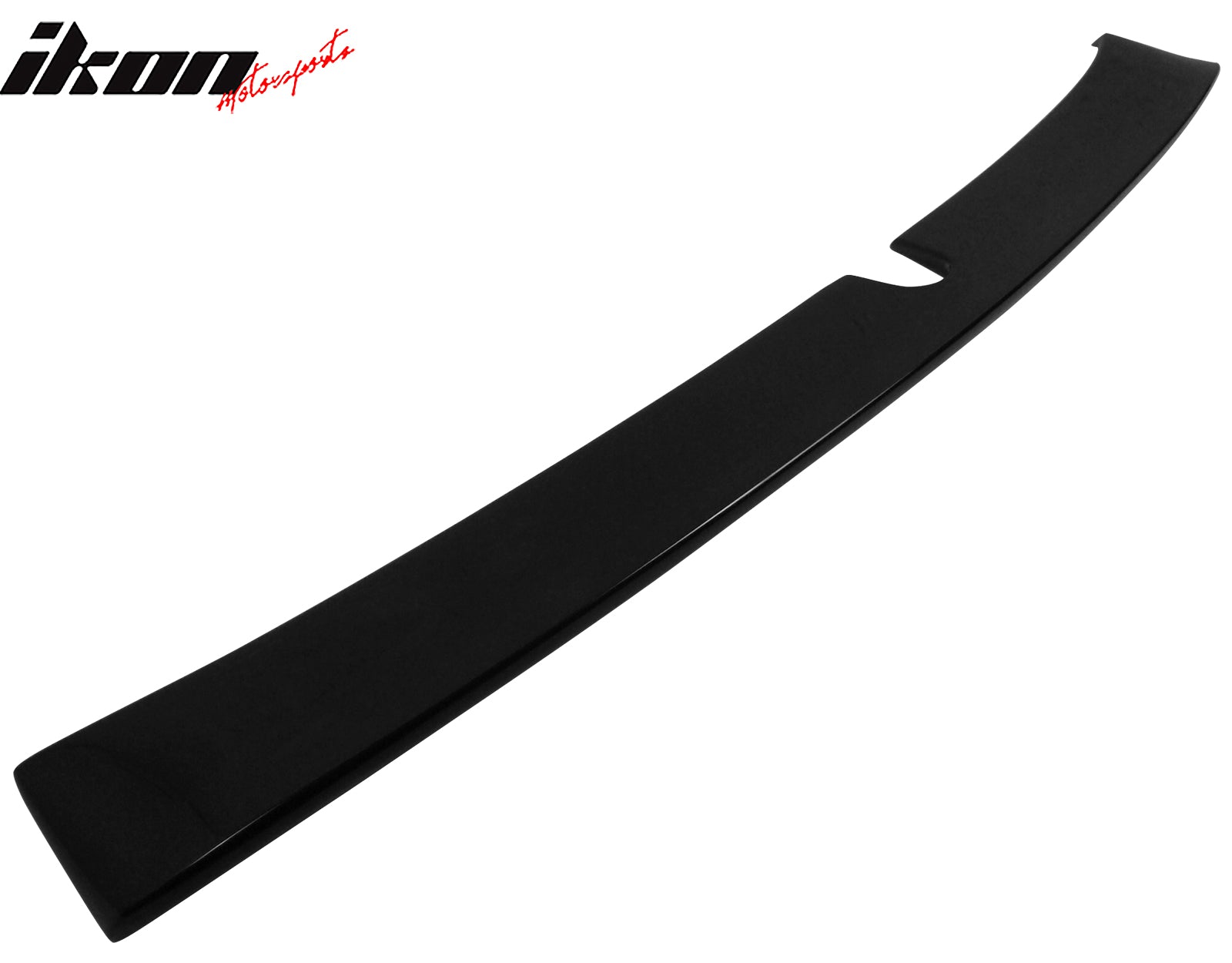 Roof Spoiler Compatible With Pre-painted 2003-2005 Mercedes Benz E-Class W211, 4Dr Painted # 040 Black - Other Color Available Rear Trunk Tail Spoiler Wing by IKON MOTORSPORTS, 2004