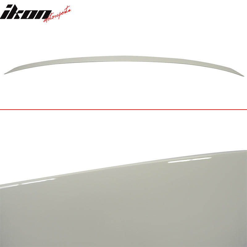 Fits 07-13 S Class W221 AMG Trunk Spoiler & Roof Wing Painted #650 Cirrus White