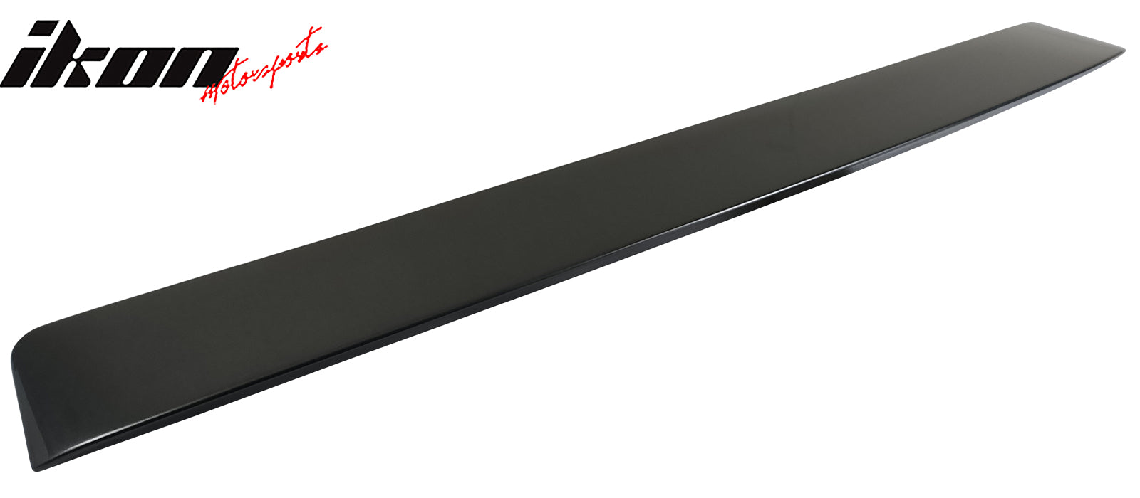 IKON MOTORSPORTS Roof Spoiler Compatible With 2007-2013 Mercedes Benz W221 S-Class Sedan, Painted #792 9792 Palladium Silver Metallic ABS Rear Wing