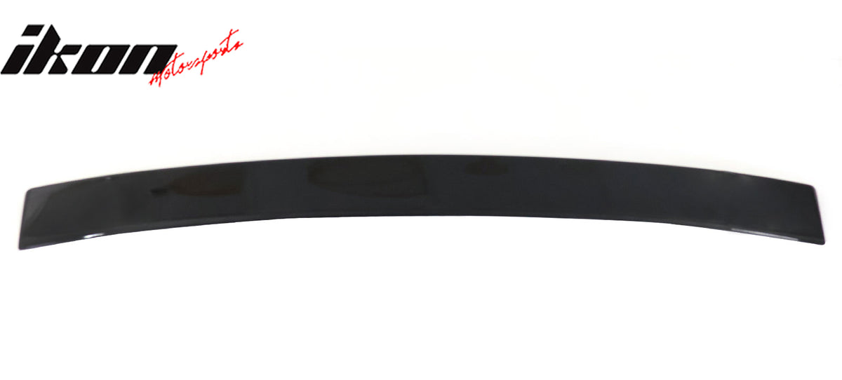 Pre-Painted Roof Spoiler Compatible With 2011-2014 Hyundai YF Sonata, Factory Style #7B Midnight Black Metallic ABS Rear Trunk Wing by IKON MOTORSPORTS, 2012 2013