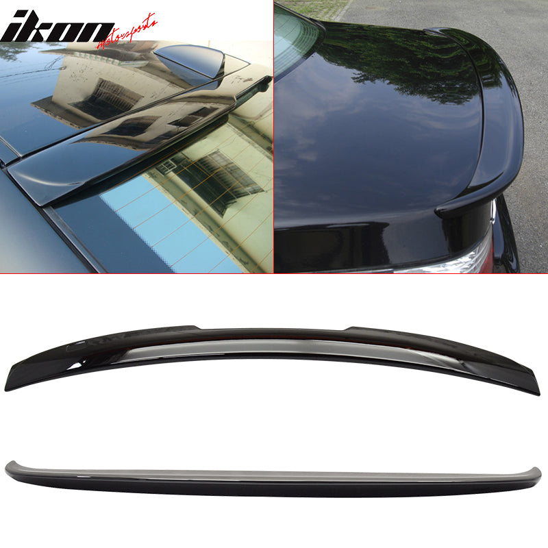 2004-2010 BMW E60 AC Style #475 Black Trunk Spoiler & Roof Wing ABS