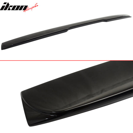 Fits 04-10 BMW E60 Sedan AC Trunk Spoiler & Roof Wing Paint #475 Black Sapphire