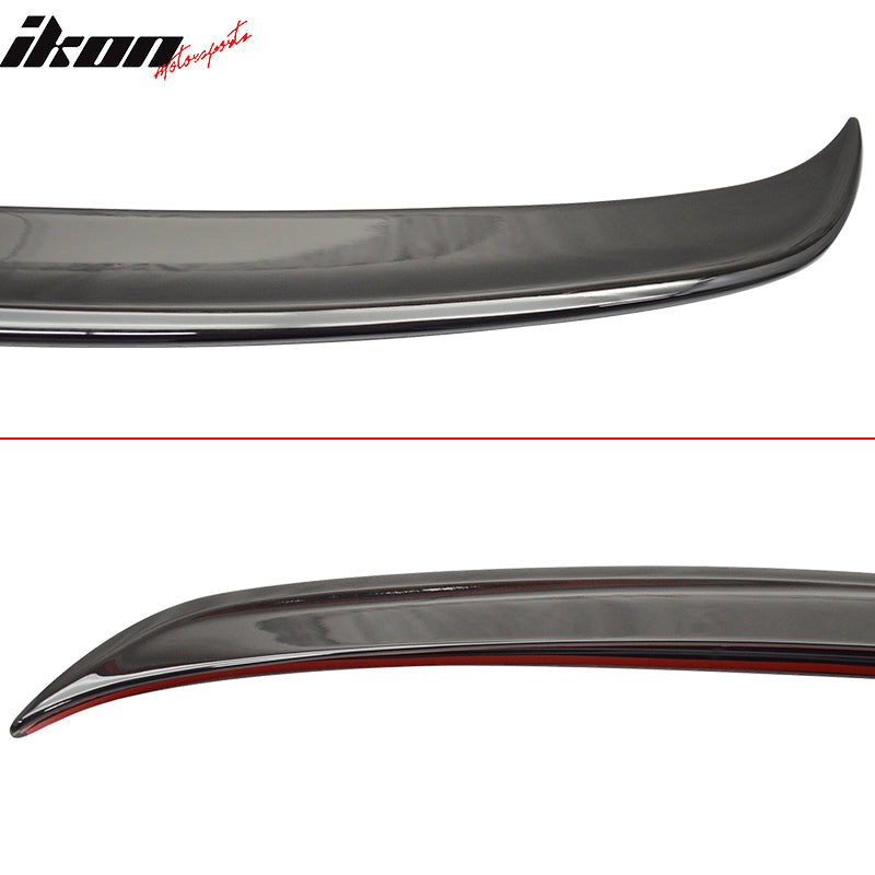 Fits 04-10 BMW E60 Sedan AC Trunk Spoiler & Roof Wing Paint #475 Black Sapphire