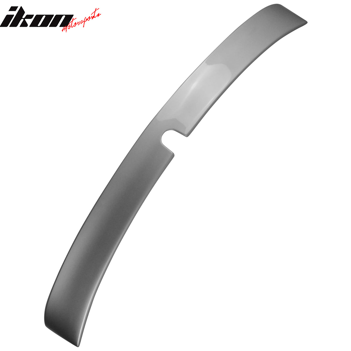 Pre-painted Roof Spoiler Compatible With 2003-2005 BENZ E-Class W211, RL Style Painted # 744 Brilliant Silver Metallic ABS Rear Wing Window Roof Top Spoiler other color available by IKON MOTORSPORTS