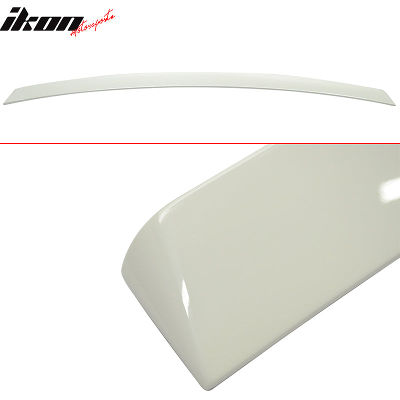 Fits 10-16 W212 Sedan AMG Trunk Spoiler & OE Roof Wing Painted #650 Cirrus White