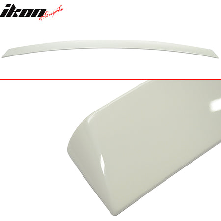 Fits 10-16 W212 Sedan AMG Trunk Spoiler & OE Roof Wing Painted #650 Cirrus White