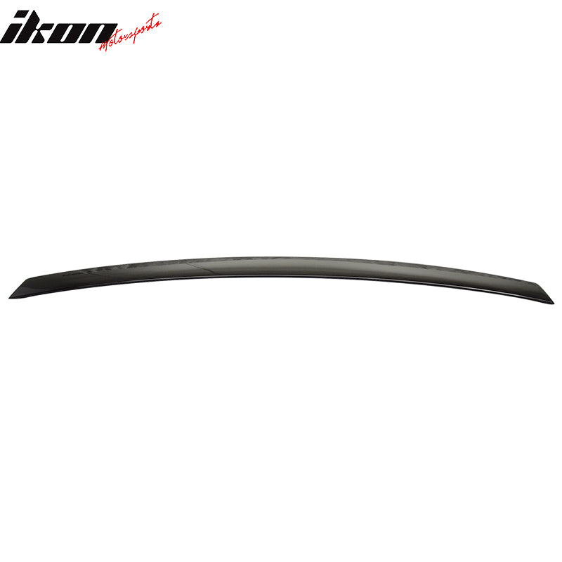 Pre-painted Roof Spoiler Compatible With 2010-2016 Benz E-Class W212, Factory Style Painted #197 Obsidian Black ABS Rear Wing Window Roof Top Spoiler other color available by IKON MOTORSPORTS, 2011