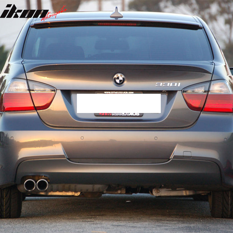 Fits 06-11 BMW 3 Series E90 Sedan 4Dr ABS Rear Roof Spoiler