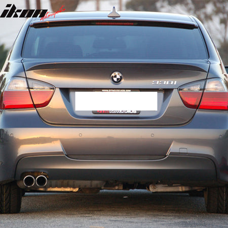 Fits 06-11 BMW 3 Series E90 Sedan 4Dr ABS Rear Roof Spoiler