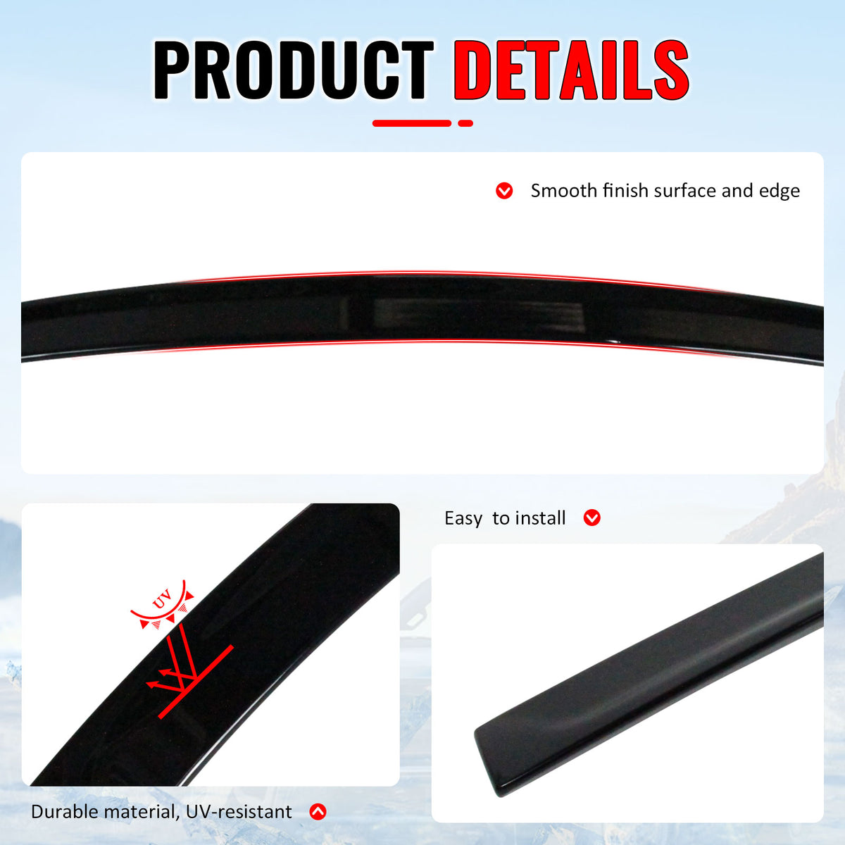 Fits 11-16 BMW F10 5 Series Sedan 3D Style Rear Roof Spoiler Painted #416 Black