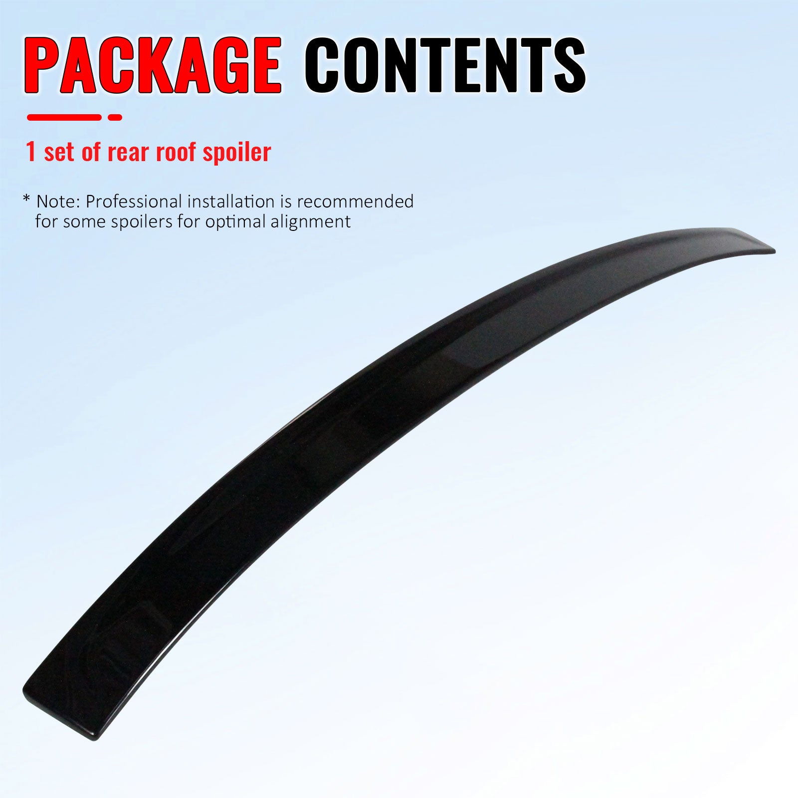 Fits 11-16 BMW F10 5 Series Sedan 3D Style Rear Roof Spoiler Painted #416 Black