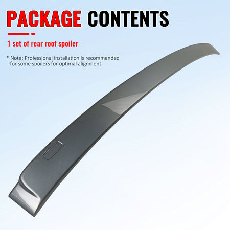 Fits 11-16 F10 Sedan AC Painted Roof Spoiler #A52 Space Gray Metallic
