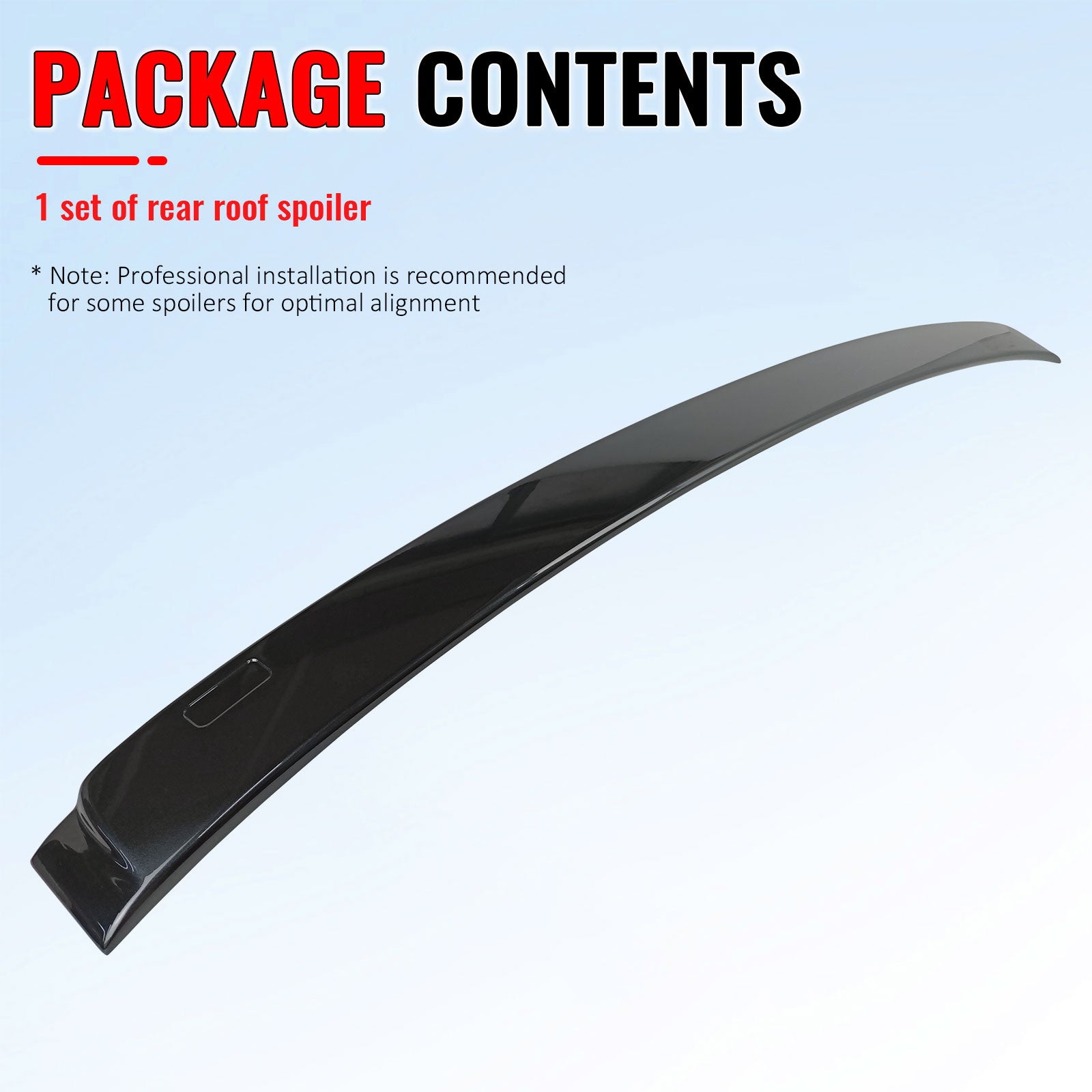 Fits 11-16 F10 Sedan AC Painted Roof Spoiler #A90 Dark Graphite Metallic