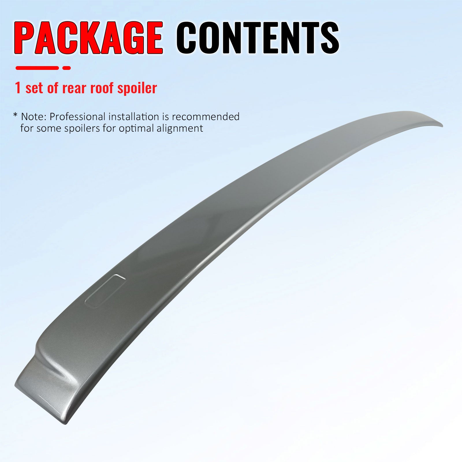 Fits 11-16 F10 Sedan AC Painted Roof Spoiler #A83 Glacier Silver II Metallic