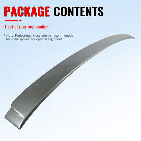Fits 11-16 F10 Sedan AC Painted Roof Spoiler #A83 Glacier Silver II Metallic