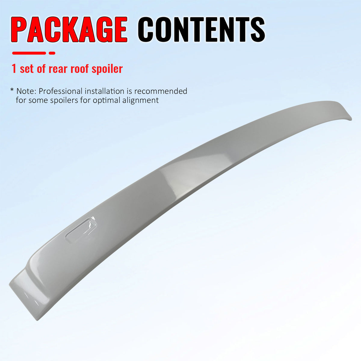 Fits 11-16 F10 Sedan AC Painted Roof Spoiler #A96 Mineral White Metallic