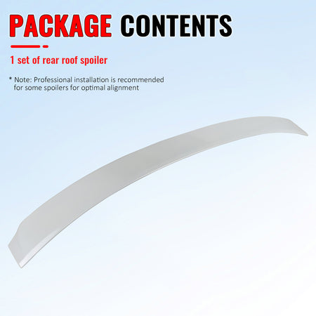 Fits 14-20 Lexus IS250 IS300 F Sport IKON Style Roof Spoiler Painted #077 Pearl