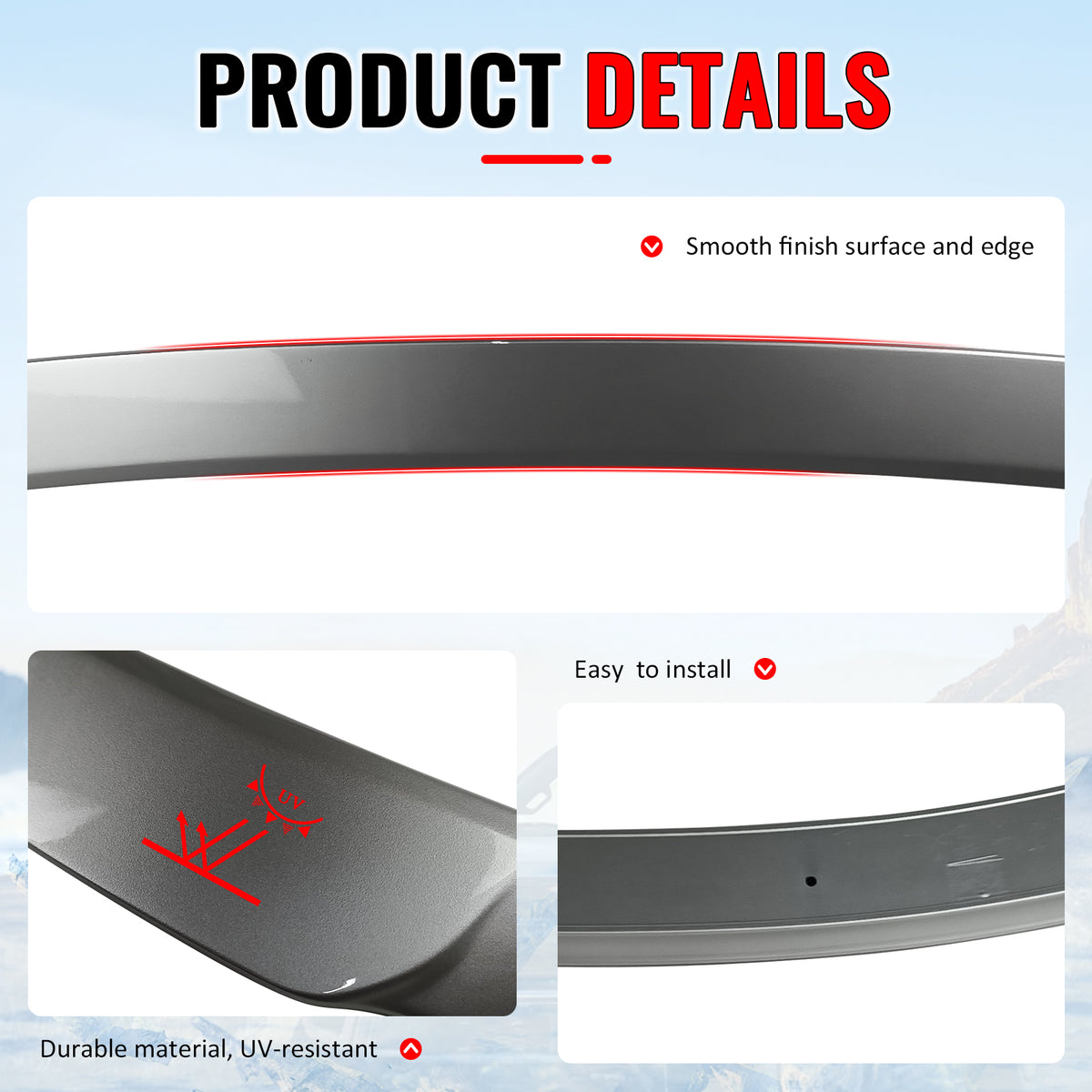 Fits 14-20 Lexus IS250 IS300 F Sport IKON Style Roof Spoiler Painted #1J4 Silver