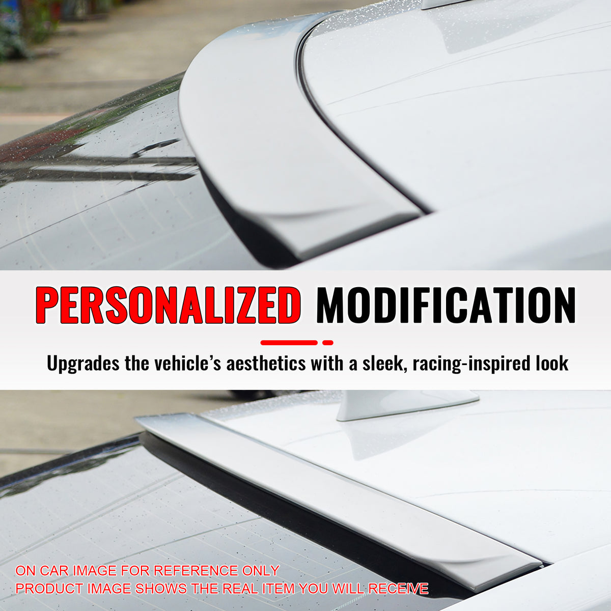 Fits 14-20 Lexus IS250 IS300 F Sport IKON Style Roof Spoiler Painted #1J4 Silver