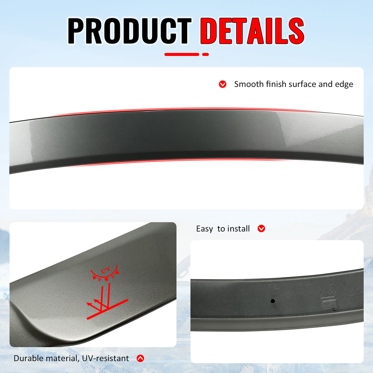 Fit 14-20 Lexus IS250 Sedan IKON Style Roof Spoiler #1J7 Sonic Titanium Metallic