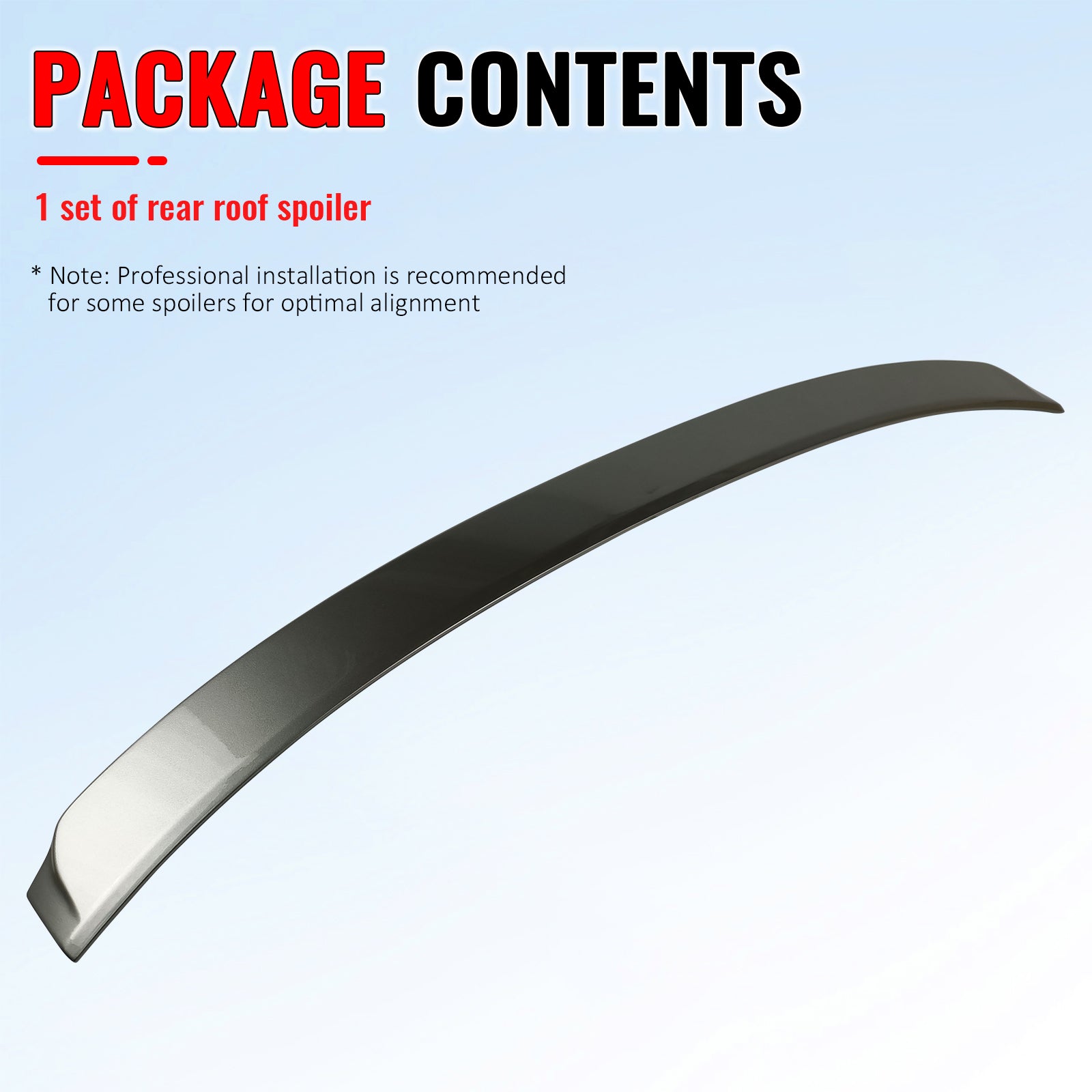 Fit 14-20 Lexus IS250 Sedan IKON Style Roof Spoiler #1J7 Sonic Titanium Metallic