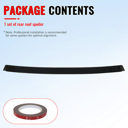 Fits 14-20 Lexus IS250 Sedan IKON Style Roof Spoiler ABS Painted #212 Obsidian