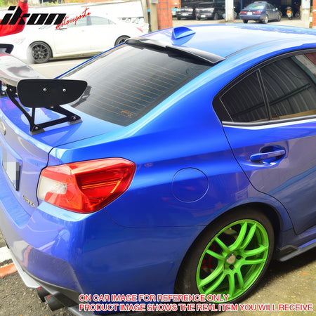 Fits 15-21 Subaru WRX STI V Style #E1U Ice Silver Metallic Rear Roof Spoiler ABS