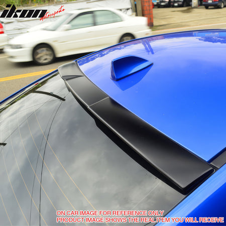 Fits 15-21 Subaru WRX STI V Style #E1U Ice Silver Metallic Rear Roof Spoiler ABS