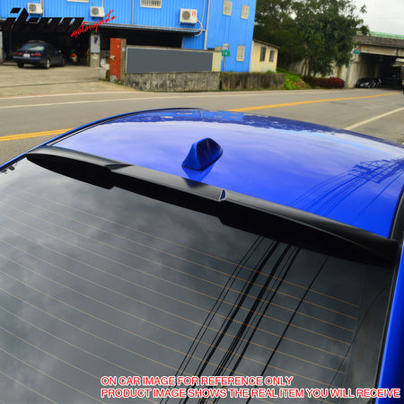 Fits 15-21 Subaru WRX STI V Style #E1U Ice Silver Metallic Rear Roof Spoiler ABS