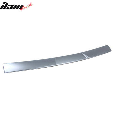 Fits 15-21 Subaru WRX STI V Style #E1U Ice Silver Metallic Rear Roof Spoiler ABS