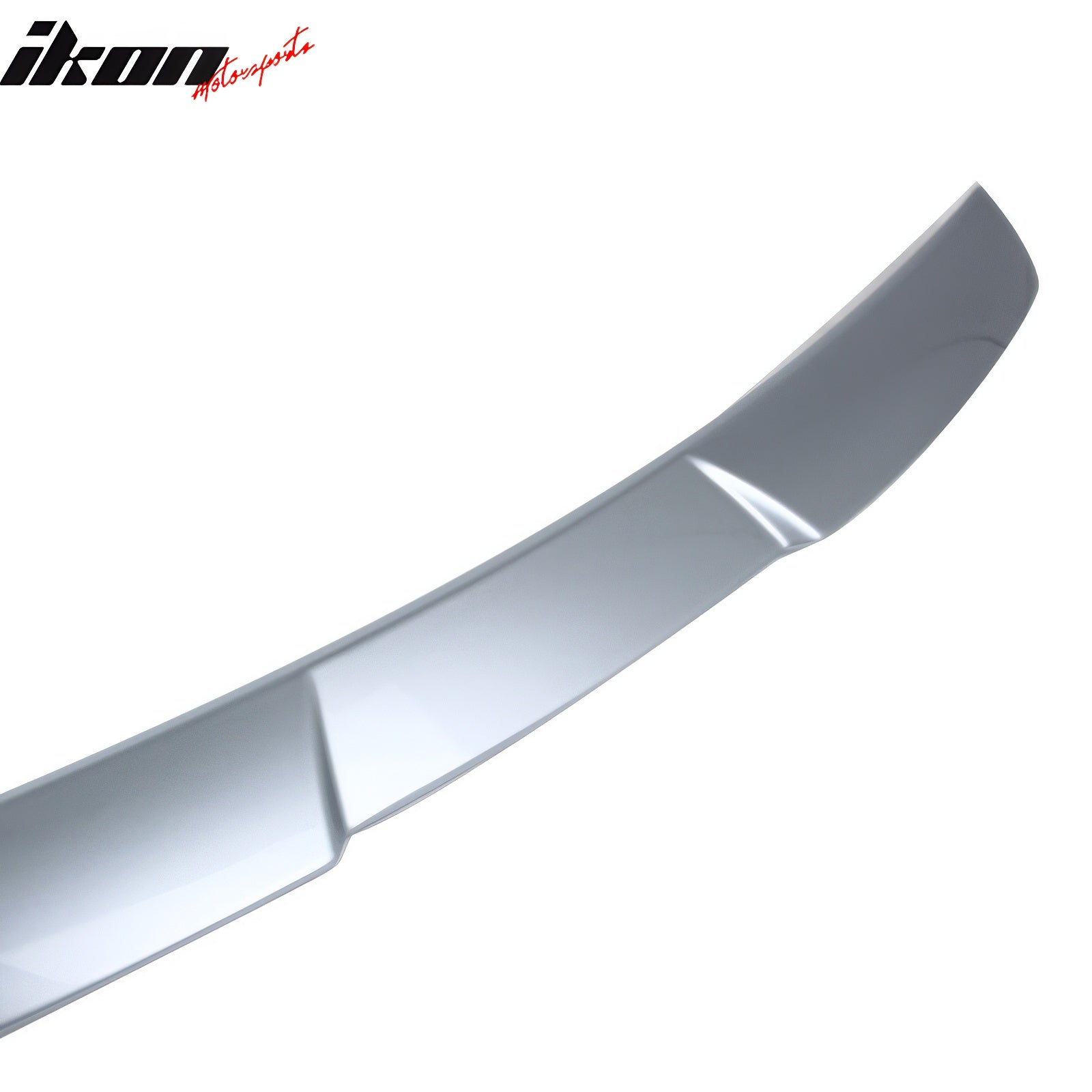 Fits 15-21 Subaru WRX STI V Style #E1U Ice Silver Metallic Rear Roof Spoiler ABS