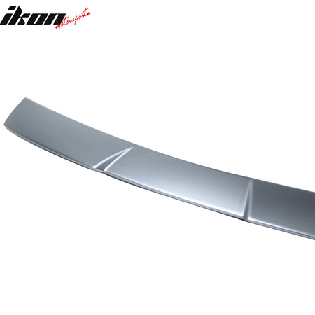 Fits 15-21 Subaru WRX STI V Style #E1U Ice Silver Metallic Rear Roof Spoiler ABS