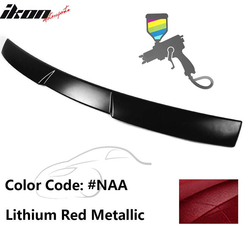 2015-2021 Subaru WRX V Style Lithium Red Metallic Roof Spoiler ABS