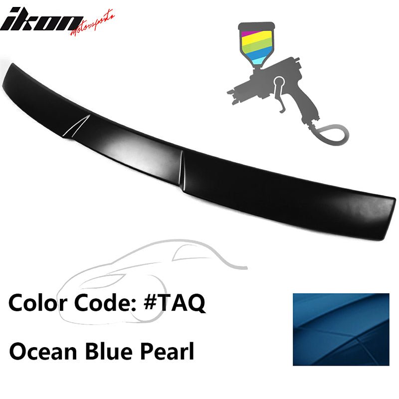 2015-2021 Subaru WRX V Style Ocean Blue Pearl Rear Roof Spoiler ABS