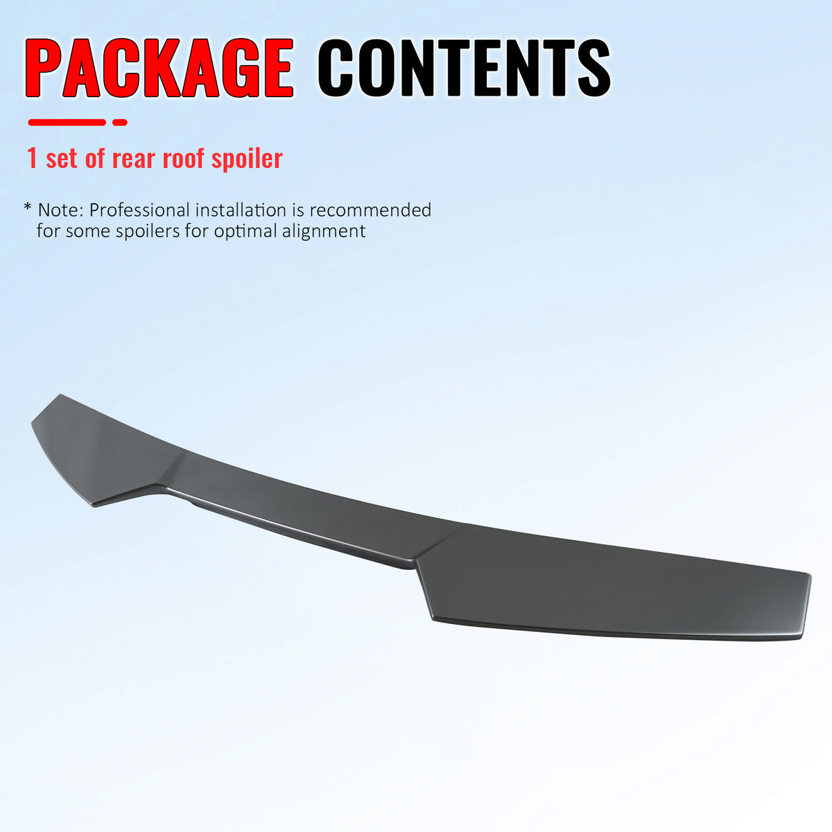 Fits 15-21 Subaru WRX & STI V2 Style Rear Roof Spoiler Wing Painted #G1U Silver