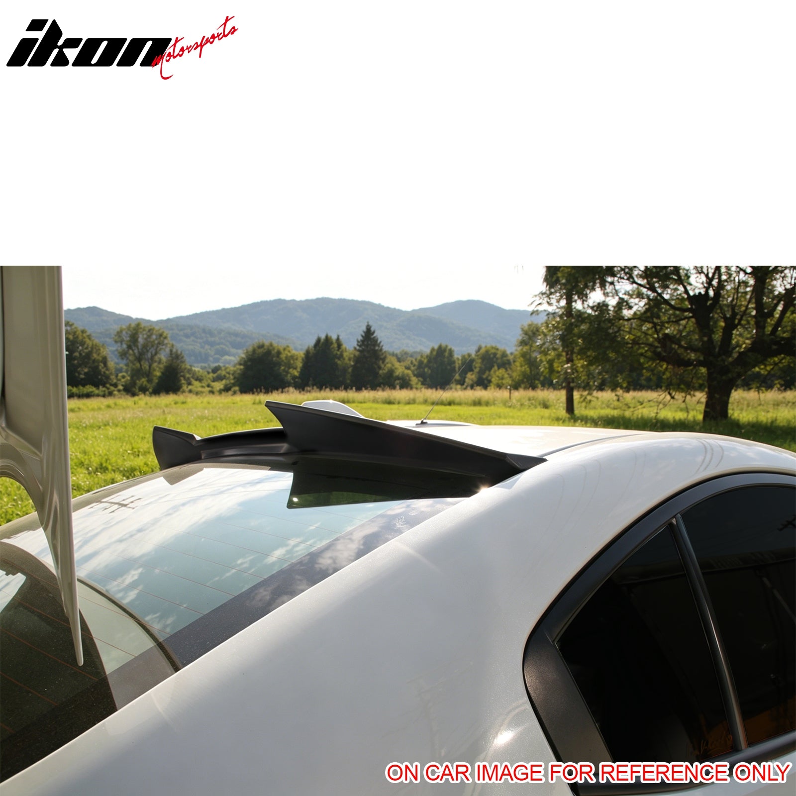 Fits 15-21 Subaru WRX & STI V2 Style Rear Roof Spoiler Wing Painted #G1U Silver