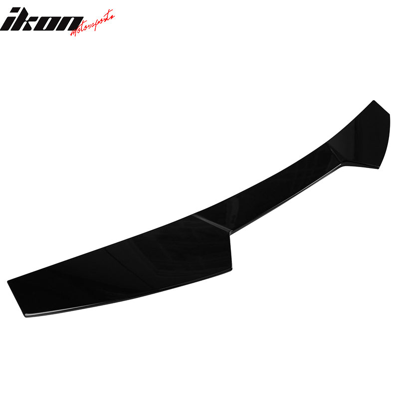 Fits 15-21 Subaru WRX STI V2 Style Rear Roof Spoiler #D4S Black ABS Window Visor