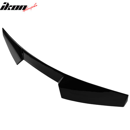 Fits 15-21 Subaru WRX STI V2 Style Rear Roof Spoiler #D4S Black ABS Window Visor