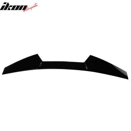 Fits 15-21 Subaru WRX STI V2 Style Rear Roof Spoiler #D4S Black ABS Window Visor