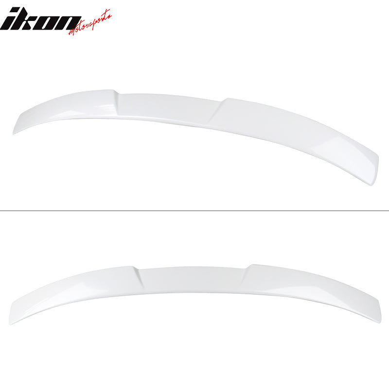 Fits 16-21 Honda Civic 10th Gen Sedan V Style Roof Spoiler Painted #NH788P White