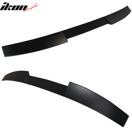 IKON MOTORSPORTS Roof Spoiler Compatible With 2006-2011 Honda Civic Sedan 4-Door FA1 FA2 FA3 FA4 FA5, V Style ABS Rear Trunk Wing